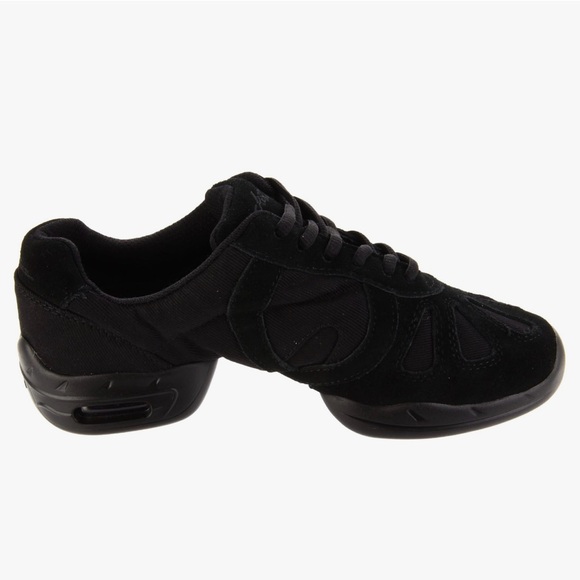 SANSHA Hi-Step Dance Sneaker, Shimmery Black - Picture 7 of 11